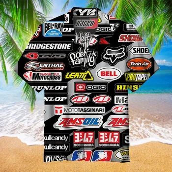 Серия Indycar | Гавайская рубашка гавайская рубашка Стиль 4
